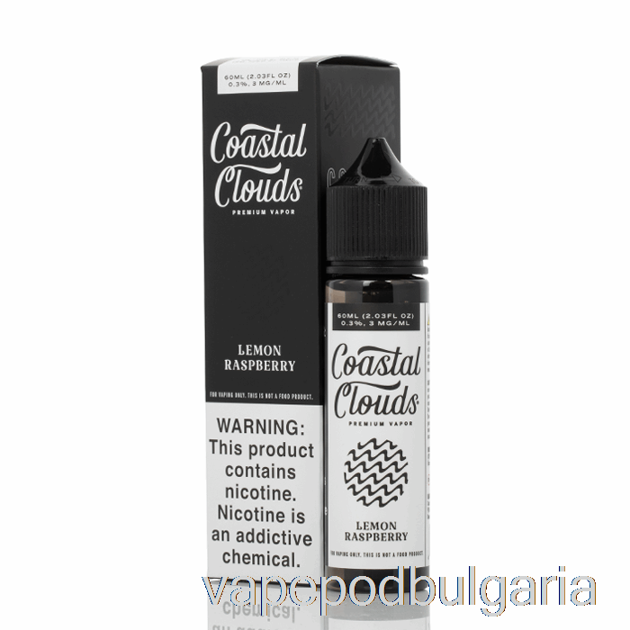 Vape Течности Lemon Raspberry - крайбрежни облаци Co. - 60 мл 0 мг